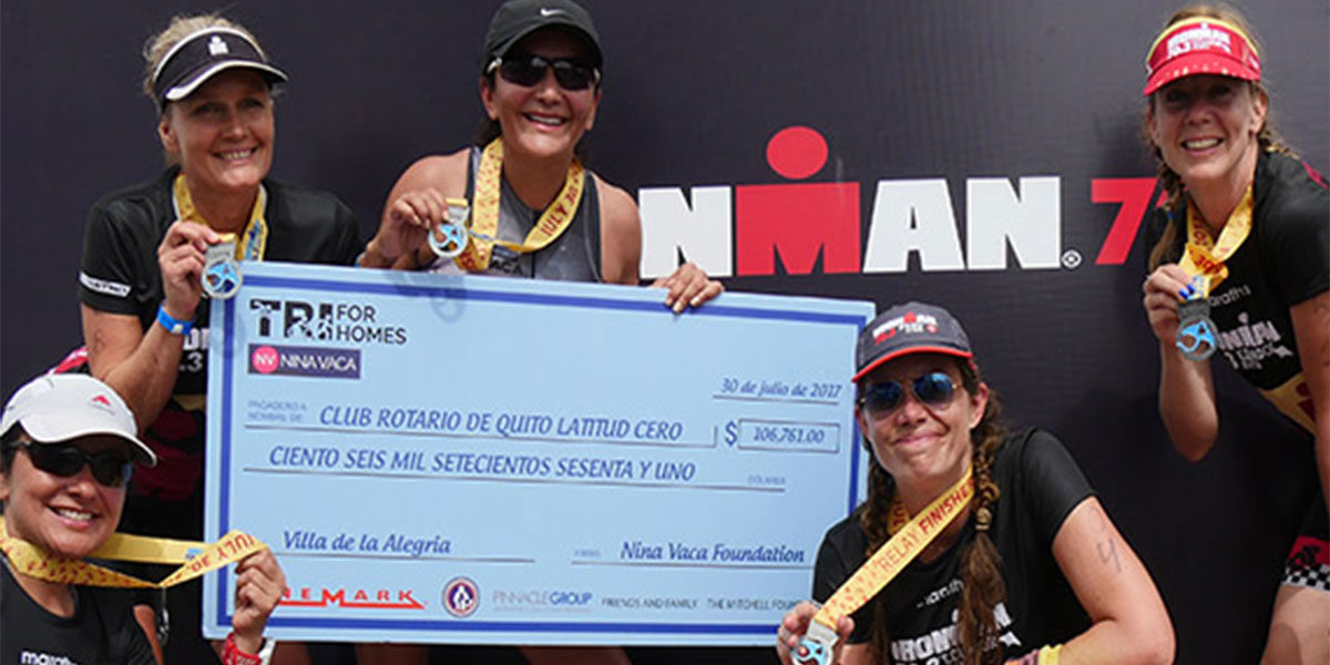 Nina Vaca have officially crossed the Ironman 70.3 Ecuador finish line