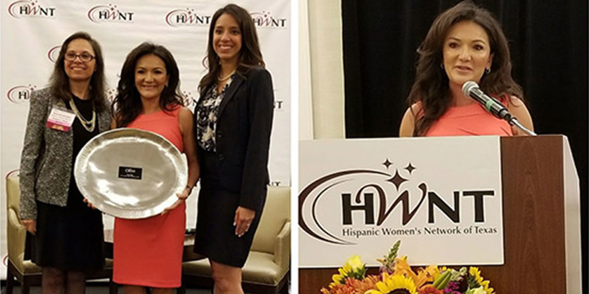 Nina Vaca Honored with the HWNT Latina Trailblazer Award