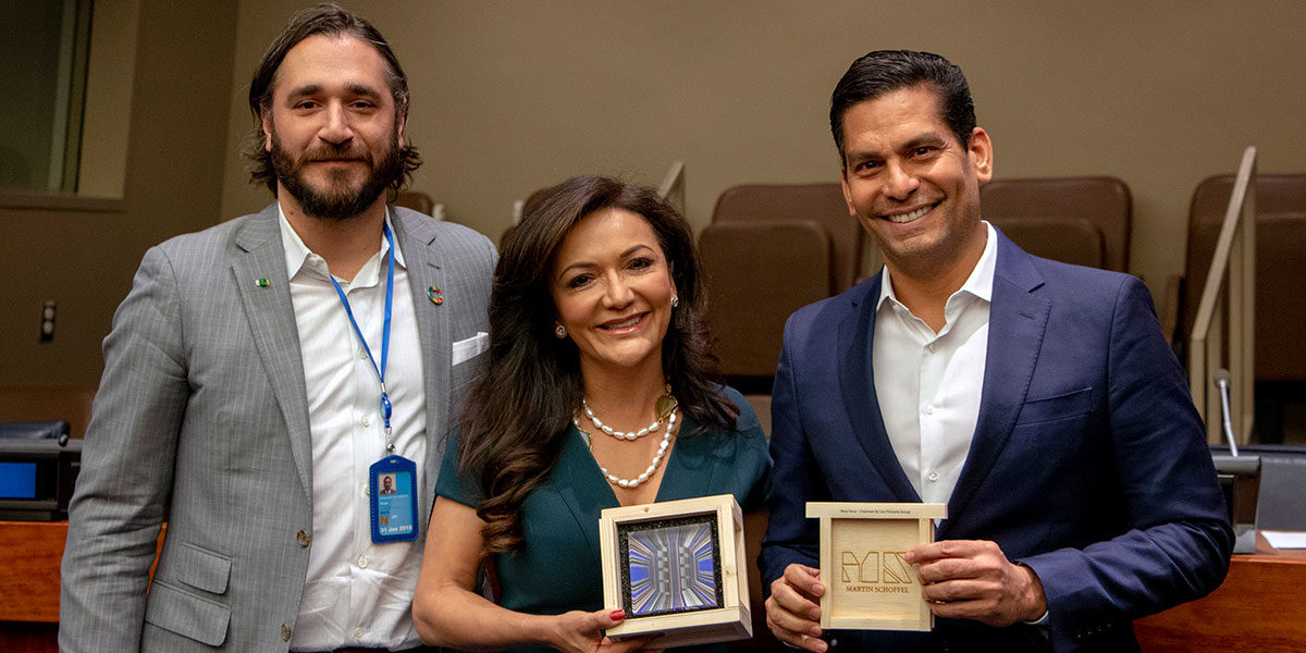 Impacto Latino Award at United Nations